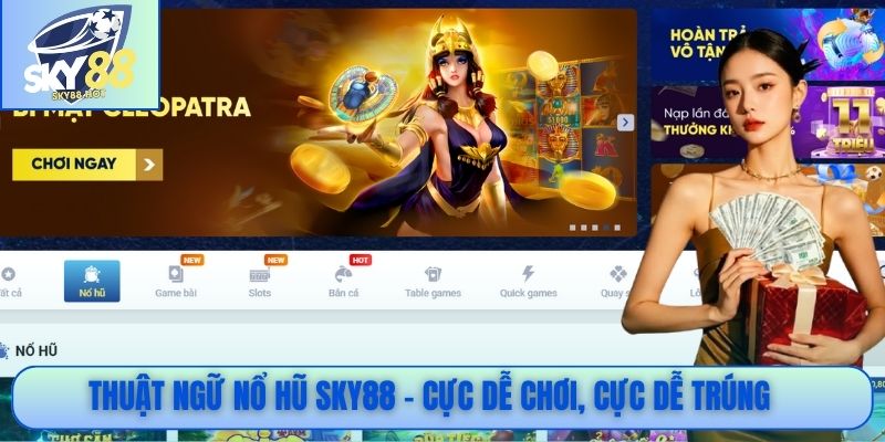 Thuật ngữ nổ hũ SKY88 dễ chơi dễ trúng
